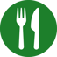 Besteckicon grün